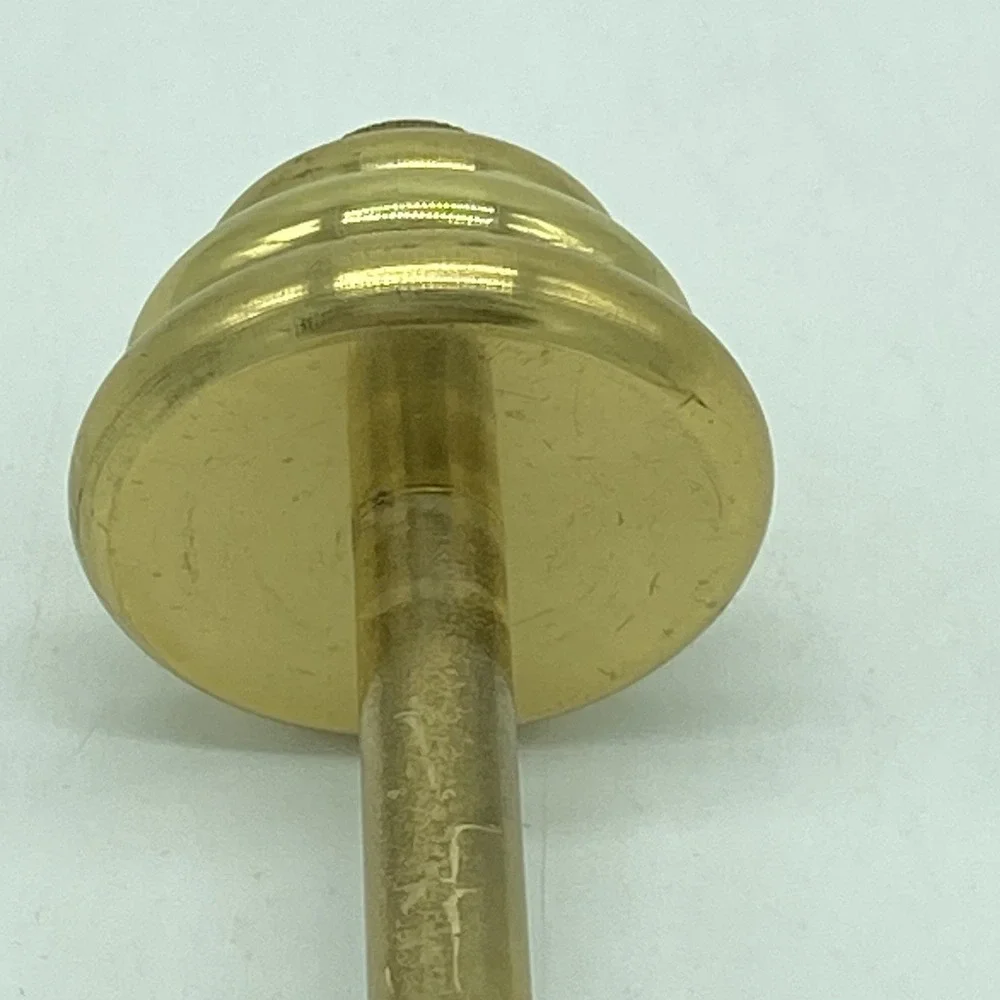 Brass Mini Barbell Paperweight Dark Academia Quiet Luxury Desk Decor Vintage